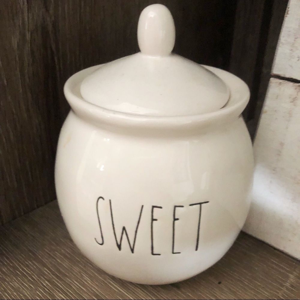 Rae Dunn Sweet Round Jar with Lidd